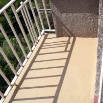 Naprawiony balkon z powłoką Belzona 5811 (Immersion Grade) trwale zabezpieczony przed oddziaływaniem wody