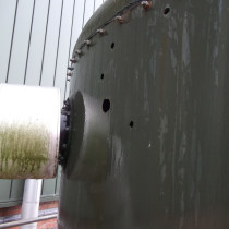 Perforacje zbiornika buforowego szlamu